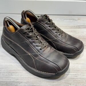 Vintage GBX Shoe Men's 8M Brown Leather Chunky Oxford Lace Up Workwear Y2K